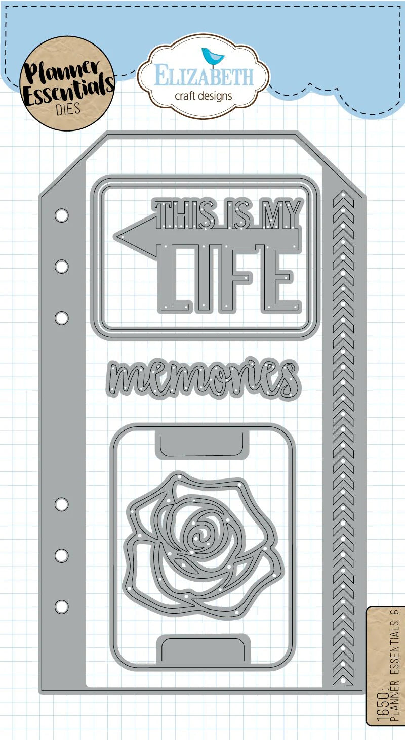 Elizabeth Craft Designs Planner Essentials 6 Tag Page